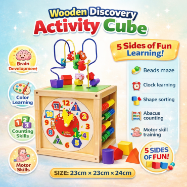 Wooden Discovery Cube